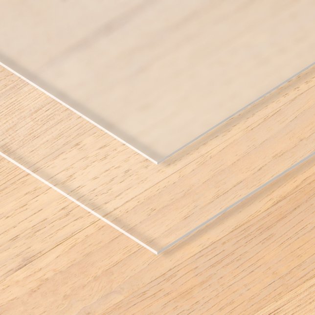 Acrylic Invitation Acryleinladungen (Ecke (mattiert vs. klar))