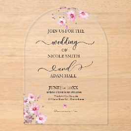 Acrylic Invitation Acryleinladungen