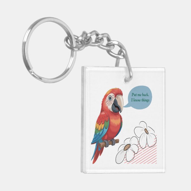 Acrylic Keychain Schlüsselanhänger (Vorderseite links)