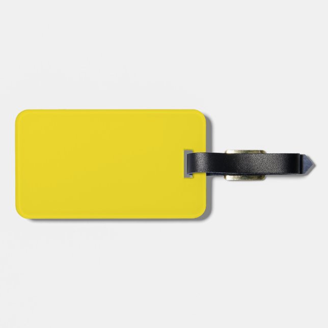 Acrylic Luggage Tag Gepäckanhänger (Rückseite horizontal)