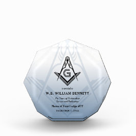 Acrylic Masonic Awards | Freemason Plaques Fotoblock