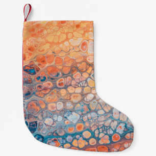 Acrylic paint kleiner weihnachtsstrumpf