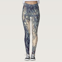 Acrylic Paint Rave Liebe Leggings