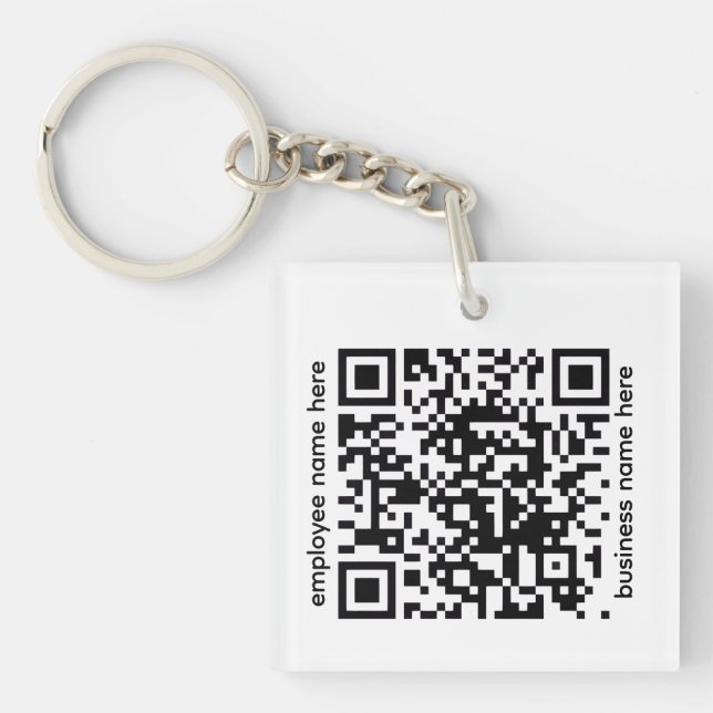 Acrylic QR Code Keychain (Devant)