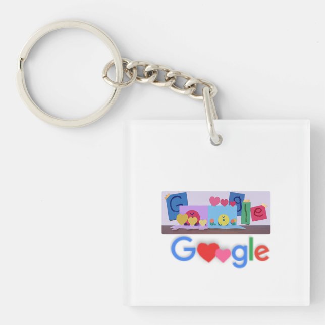Acrylic Schlüsselanhänger 2023 neuer Design-Google (Vorderseite)