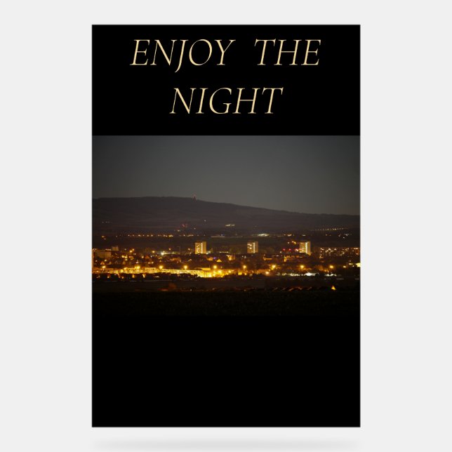 Acrylic Sign ENJOY (Recto)