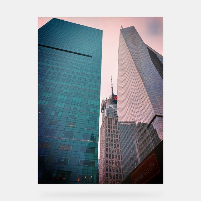 Acrylic Sign –  Vertical Silence Acrylschild (Vorderseite)