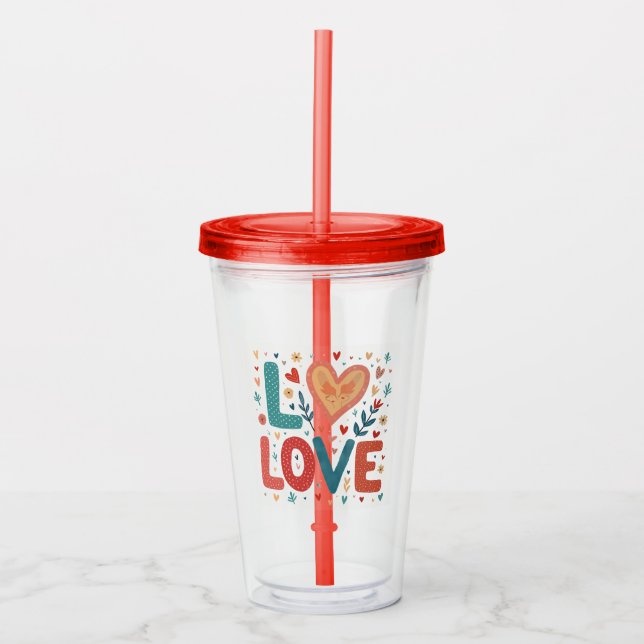 Acrylic Tumbler Acryltrinkbecher (Vorderseite)