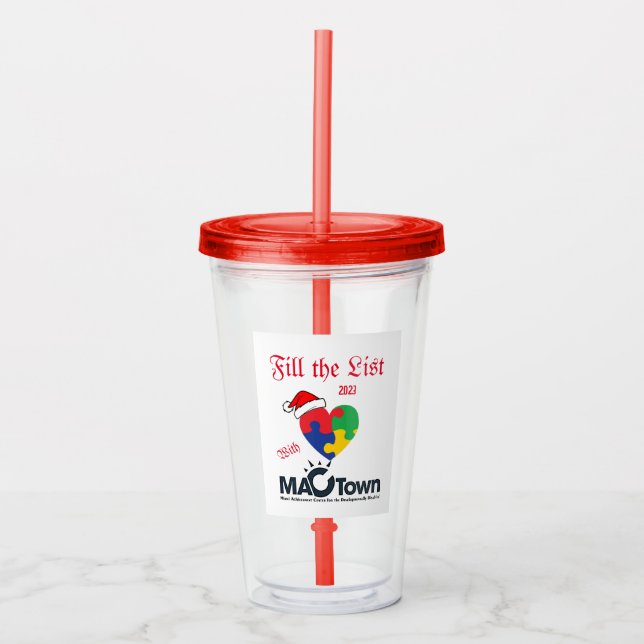 Acrylic Tumbler Acryltrinkbecher (Vorderseite)