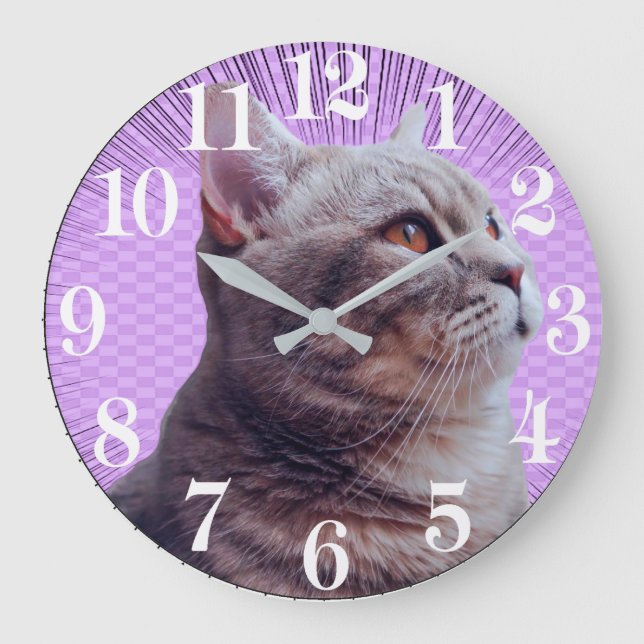 Acrylic Wall Clock Große Wanduhr (Vorderseite)