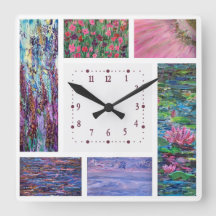 Acrylic Wall Clock, Square