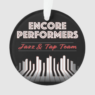 ACRYLIQUE d'ornement de jazz et d'équipe de