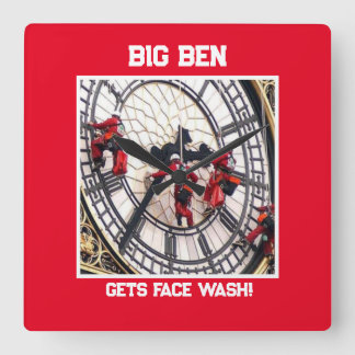 Acrylique Mur Horloge grand carré!