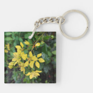 Acrylischer Schlüsselanhänger mit vielen Blume