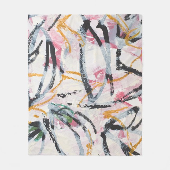 Acrylmaldesign-Element Fleecedecke (Vorderseite)