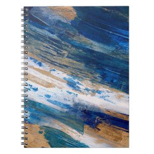 Acrylmalerei. Trendy handgemalte Kunstwerke. Misch Notizblock