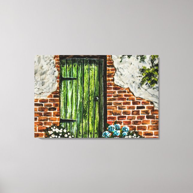 Acrylmalerei von Sian Butler Leinwanddruck (Vorderseite)