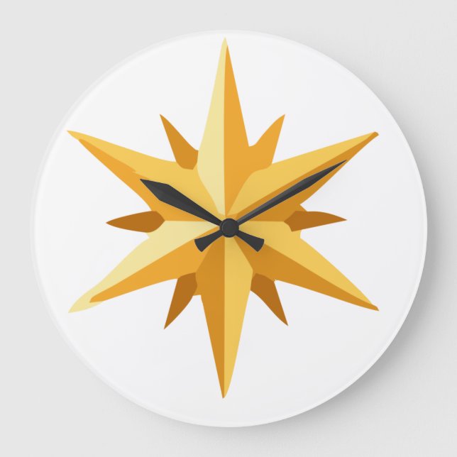 Acrylmauer Große Wanduhr (Vorderseite)