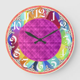 Acrylmauer Große Wanduhr