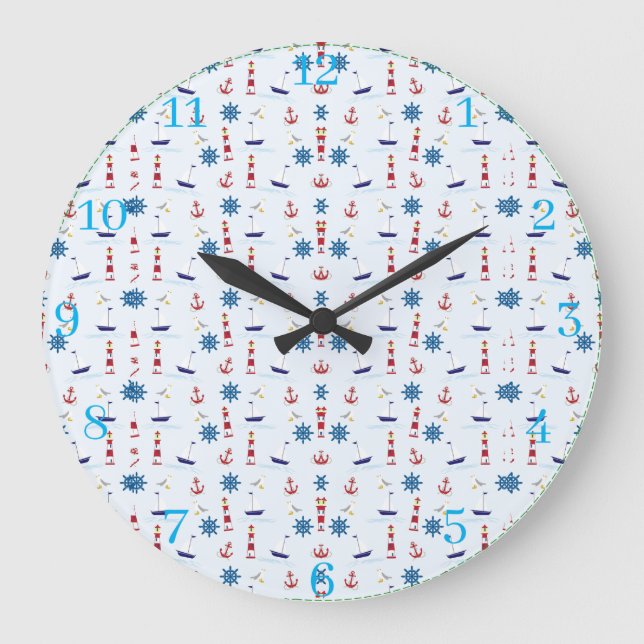 Acrylmauer Große Wanduhr (Vorderseite)