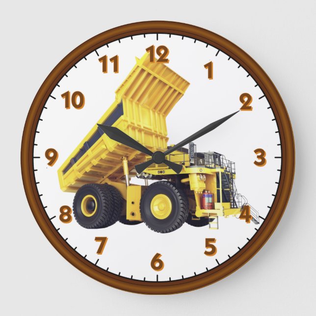 Acrylmauer Große Wanduhr (Vorderseite)