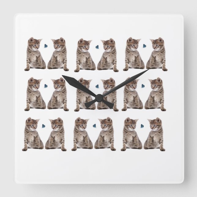 Acrylmauer Quadratische Wanduhr (Vorderseite)