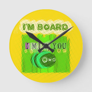 Acrylmauer Runde Wanduhr