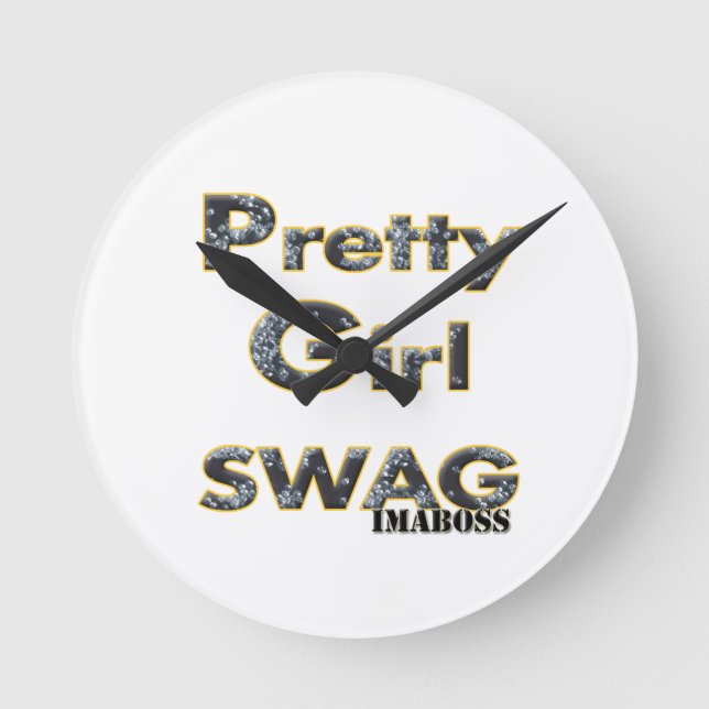 Acrylmauer Runde Wanduhr (Vorderseite)