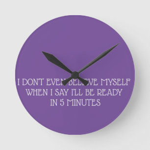 Acrylmauer Runde Wanduhr