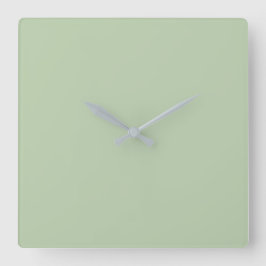 Acrylmauer-Uhr, Teebrün Quadratische Wanduhr