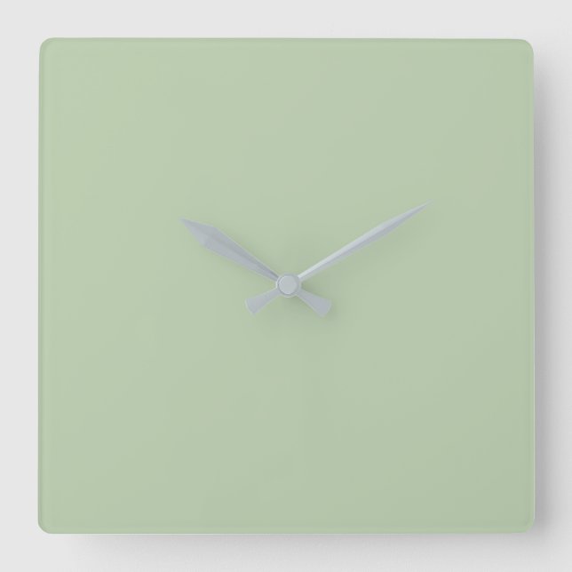 Acrylmauer-Uhr, Teebrün Quadratische Wanduhr (Vorderseite)
