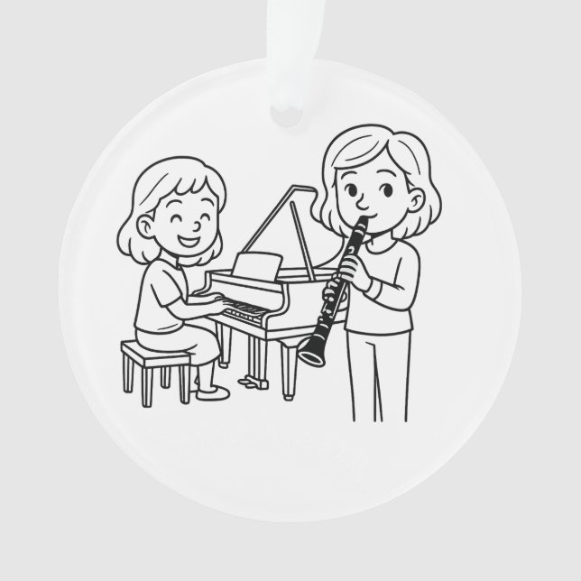 Acrylschmuck Ornament (Vorderseite)