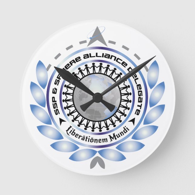 AcrylWanduhr Runde Wanduhr (Vorderseite)