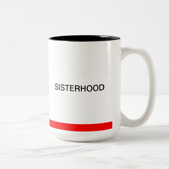 ACS Sisterhood-schwarze/rote Tasse (Rechts)