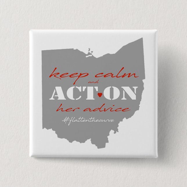 Act On Her Advice Button (Vorderseite)