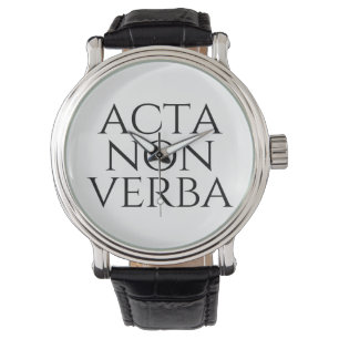 Acta Non Verba Armbanduhr