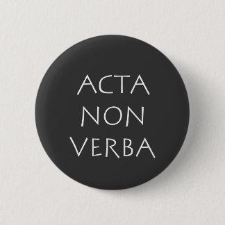 Acta non verba button