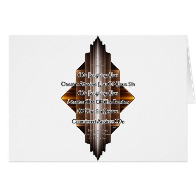 Acte De Pardon (Devant horizontal)