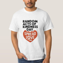 Actes aléatoires de douceur Jour T-Shirt Design