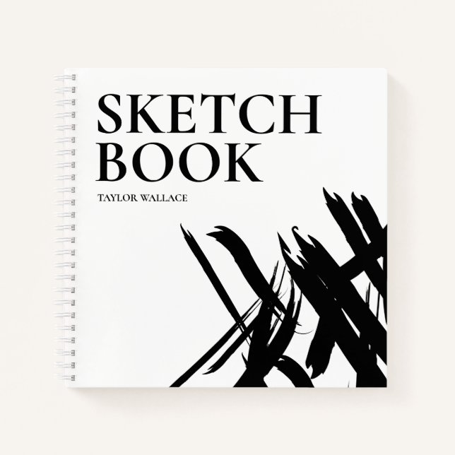 Actes modernes Livre de croquis Personnalisé (Devant)
