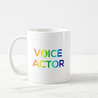 Acteur vocal Mug Rainbow