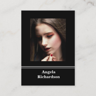 Acteurs et modèles Carte de visite minimaliste mod