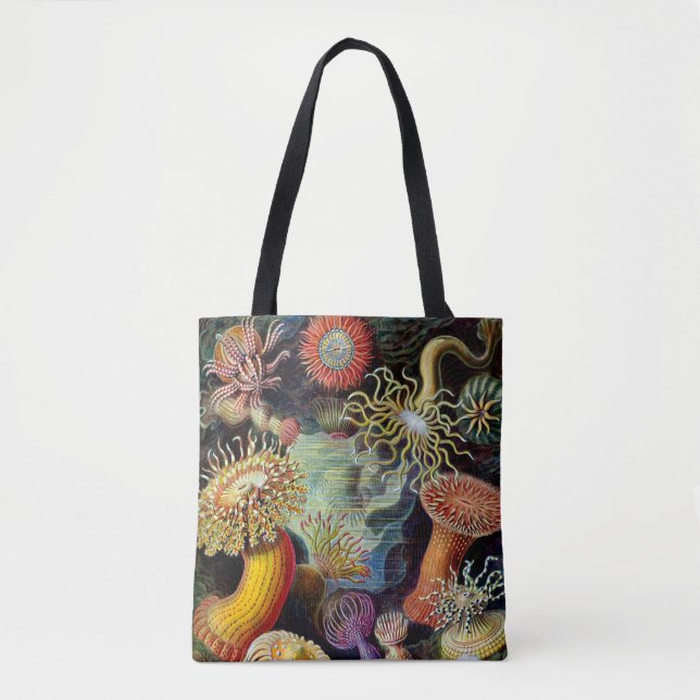 Actiniae par Ernst Haecke Sac fourre-tout (Devant)