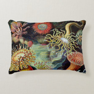 Actiniae par Ernst Haeckel Coussin d'accent