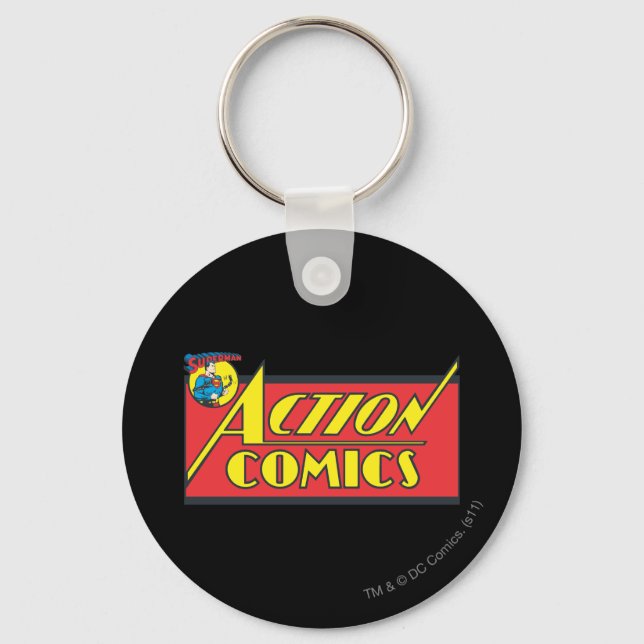 Action Comic - Superman Schlüsselanhänger (Vorderseite)