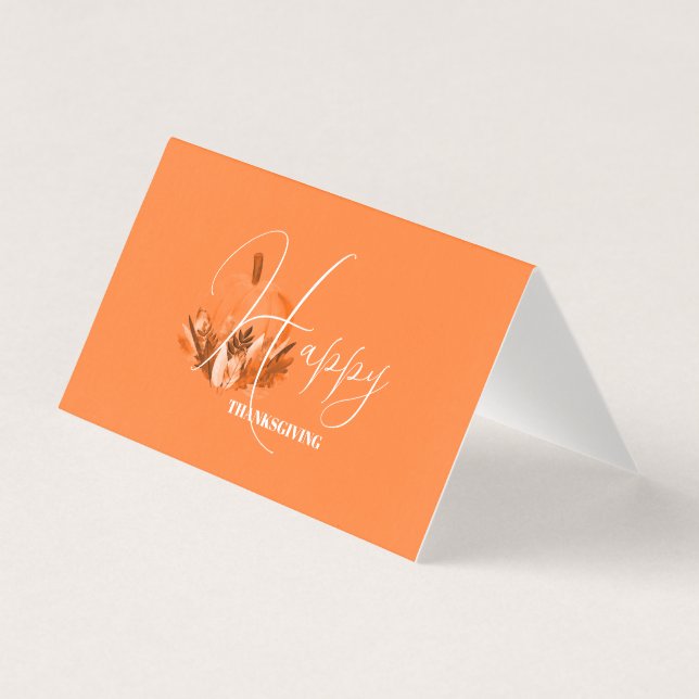 Action de grâce en Orange  (Front)