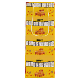 Action de grâce - Sac en papier jaune