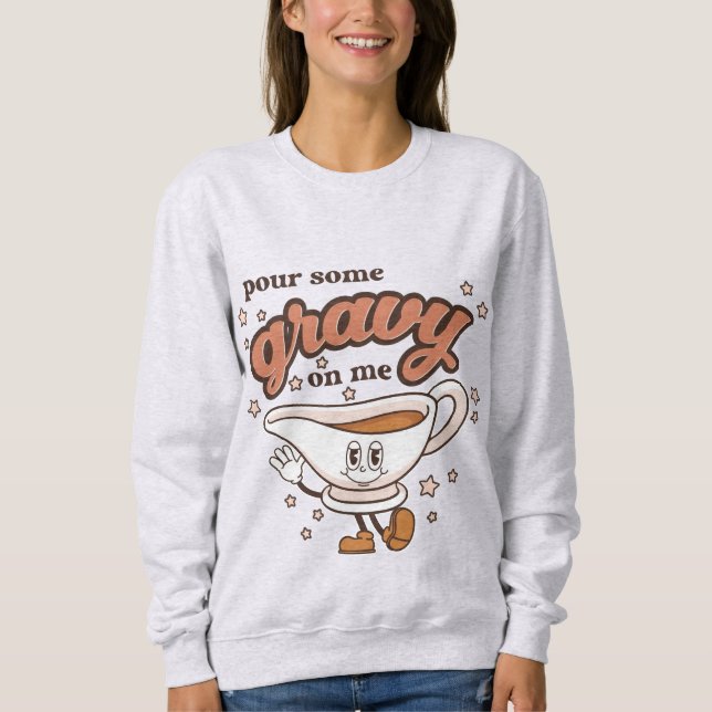 Action de grâces pour moi Sweatshirt (Devant)