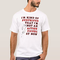 Action Figure Überraschender lustiger T - Shirt, w