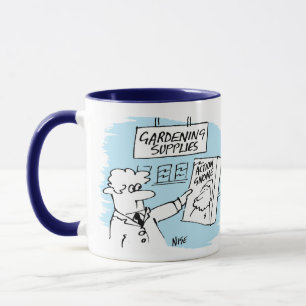 Action Gnome im Gartencenter Tasse